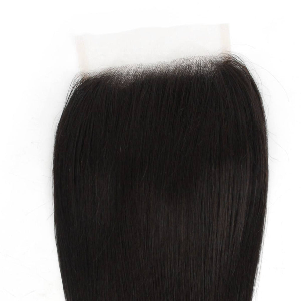 Straight 5x5 Transparent Lace Human Hair Closure by Private Label