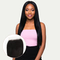 Straight 5x5 Transparent Lace Human Hair Closure by Private Label