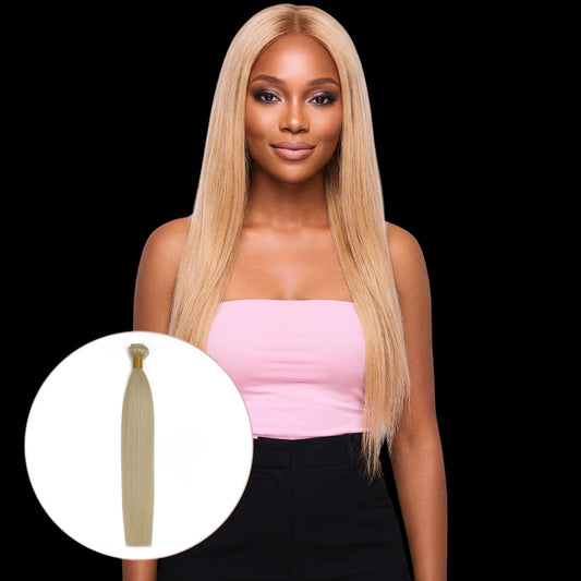 Straight Blonde 100% Human Hair Bundles by Private Label