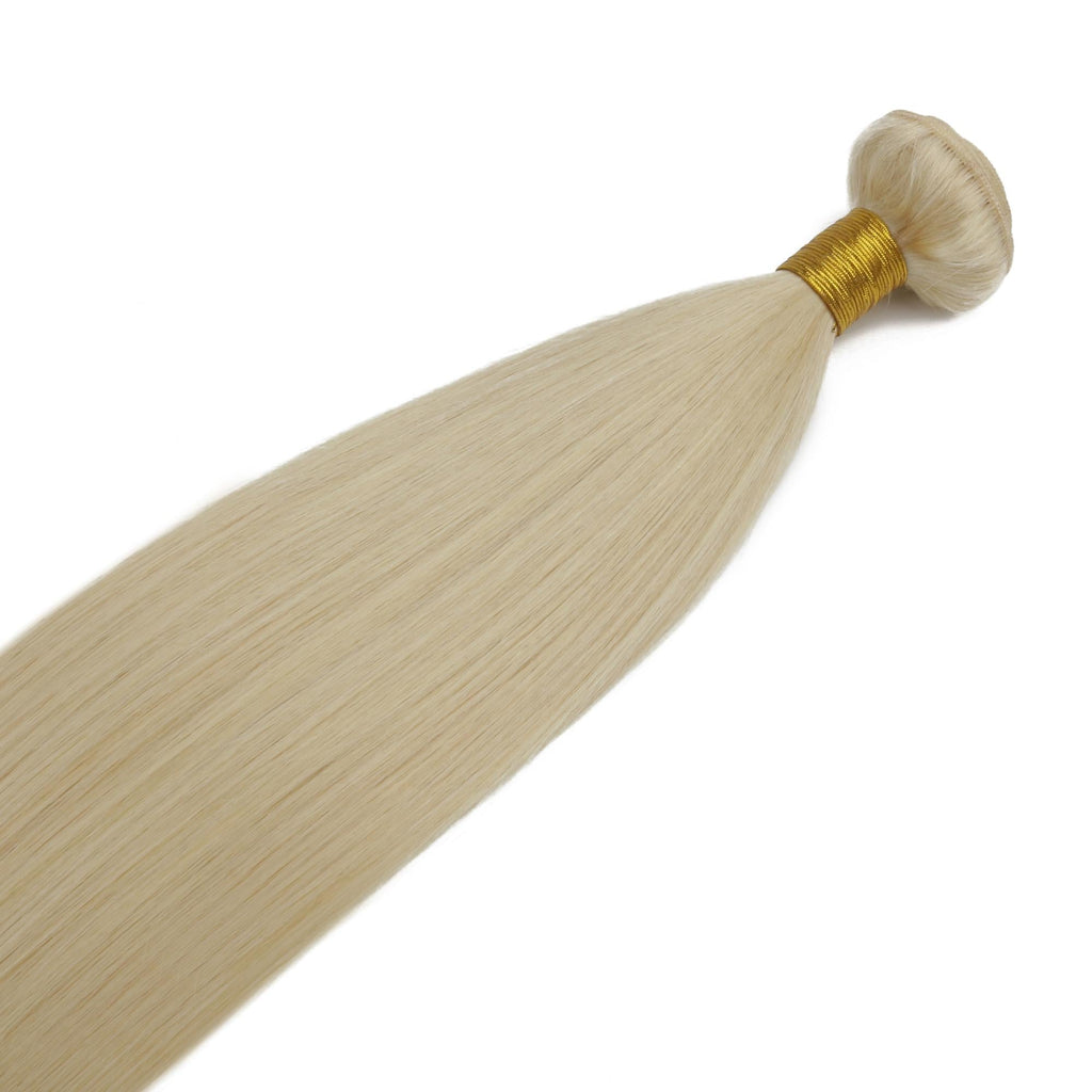 Straight Blonde 100% Human Hair Bundles by Private Label