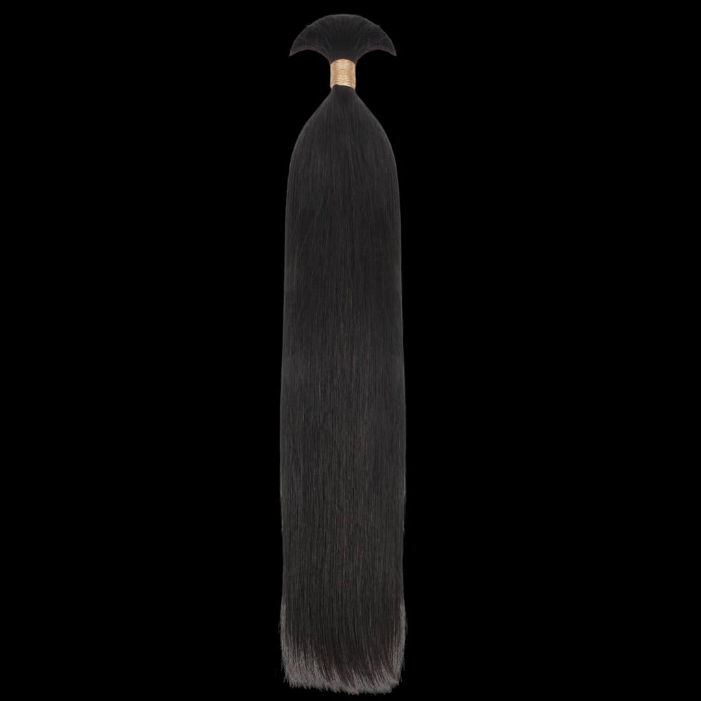 Straight Bulk 100% Human Braiding Hair by Private Label
