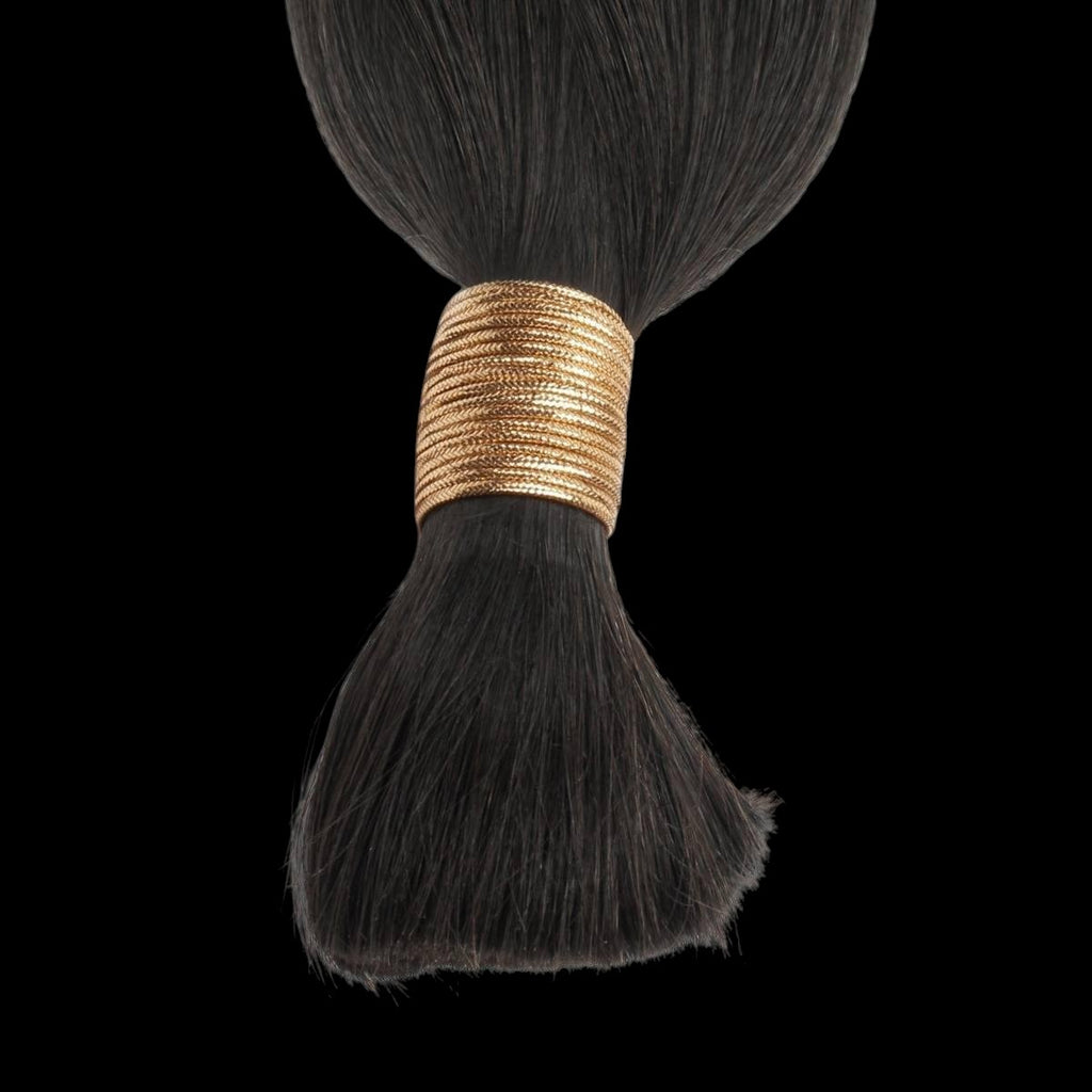 Straight Bulk 100% Human Braiding Hair by Private Label
