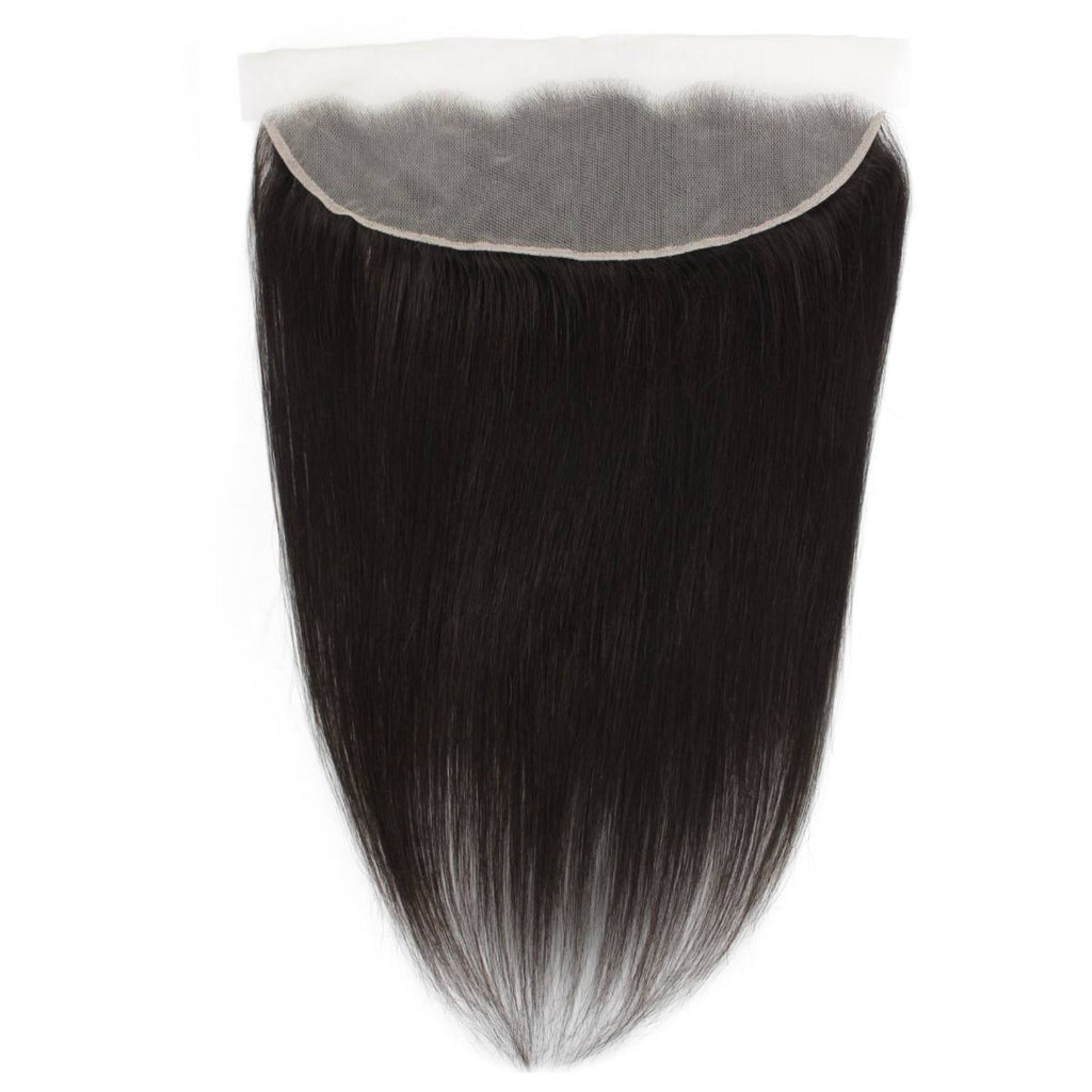 Brazilian Straight 13x4 Transparent Lace Human Hair Frontal by Private Label