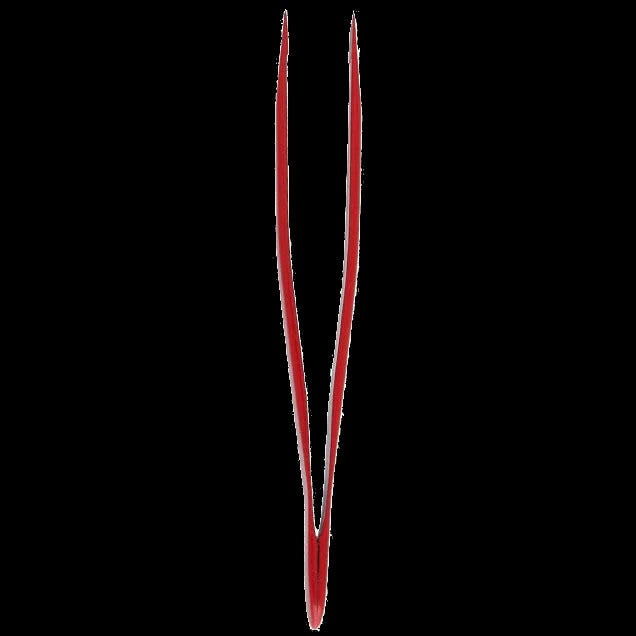 STALEKS PRO EXPERT 11 TYPE 3R EYEBROW TWEEZERS WIDE SLANT RED TE-11/3R - STALEKS™ by kvadrat store