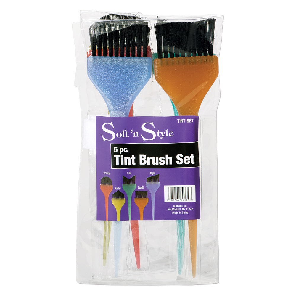 Soft 'N Style 5pc Brush Set by Beauty Supply 123 Outlet