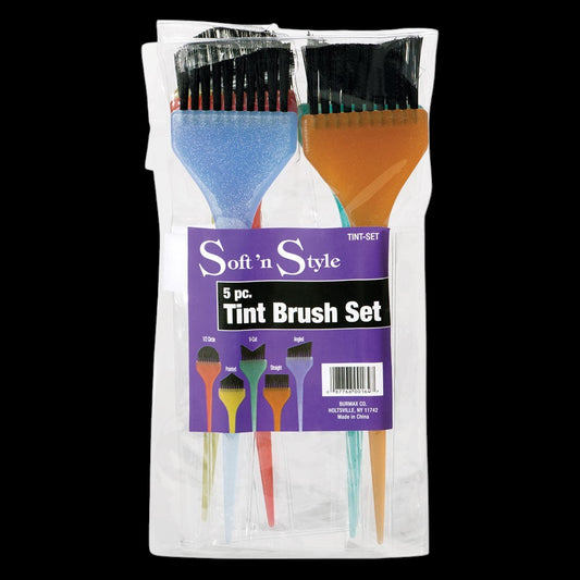 Soft 'N Style 5pc Brush Set by Beauty Supply 123 Outlet