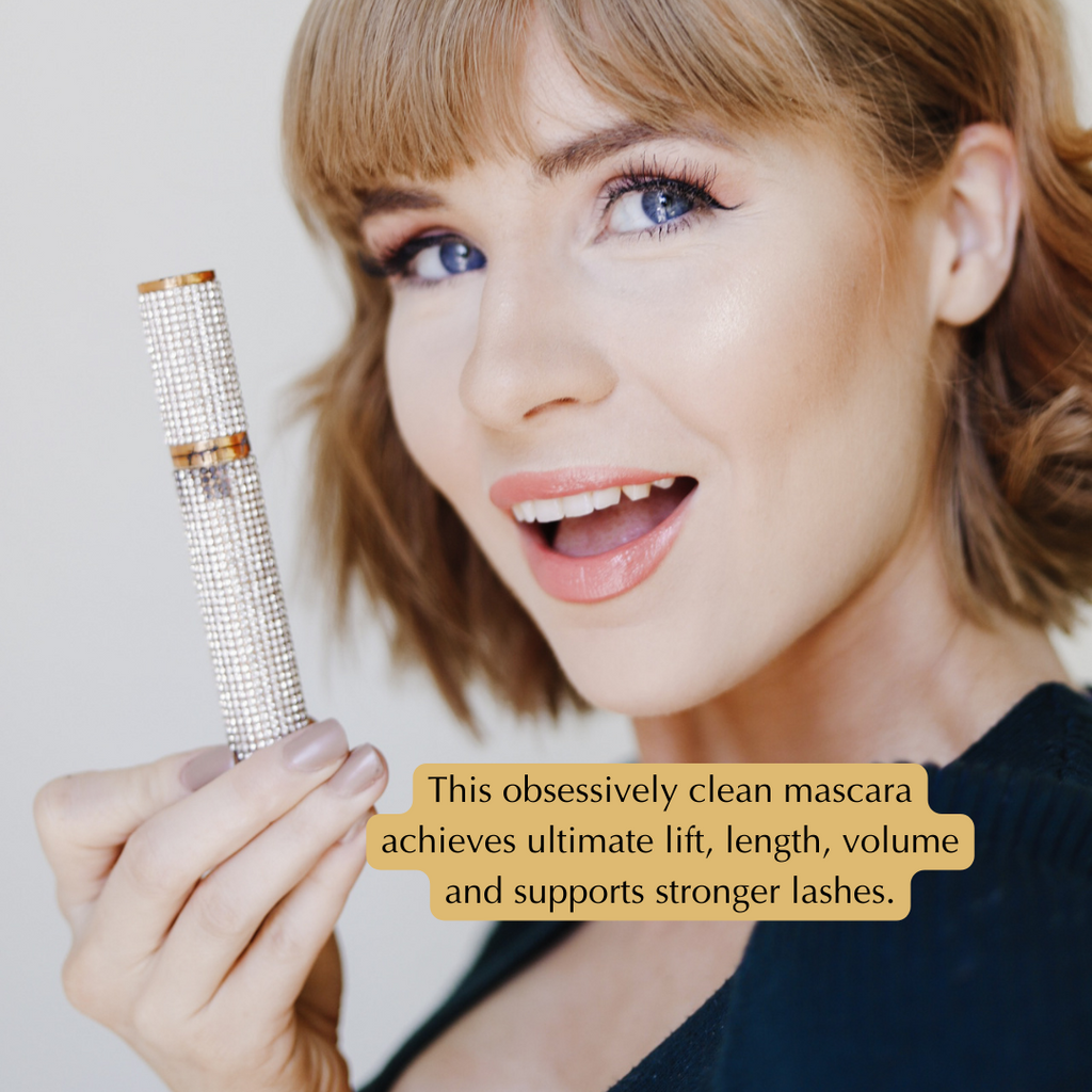 Mega Volume Vegan Mascara – Smudge-Proof with Handmade Diamond Case by EpiLynx