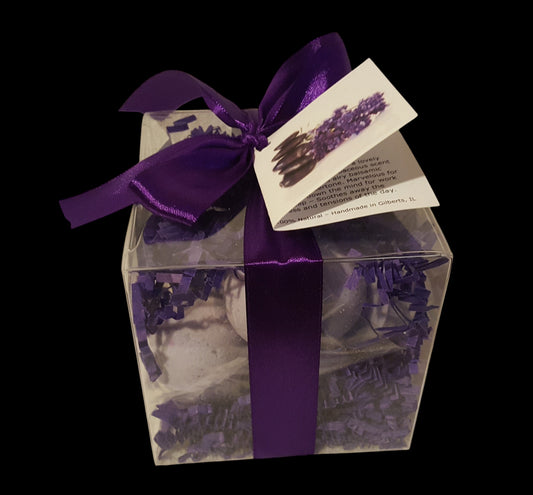 Tassie Lavender 14-pack Bath Bomb Gift Set by Spa Pure