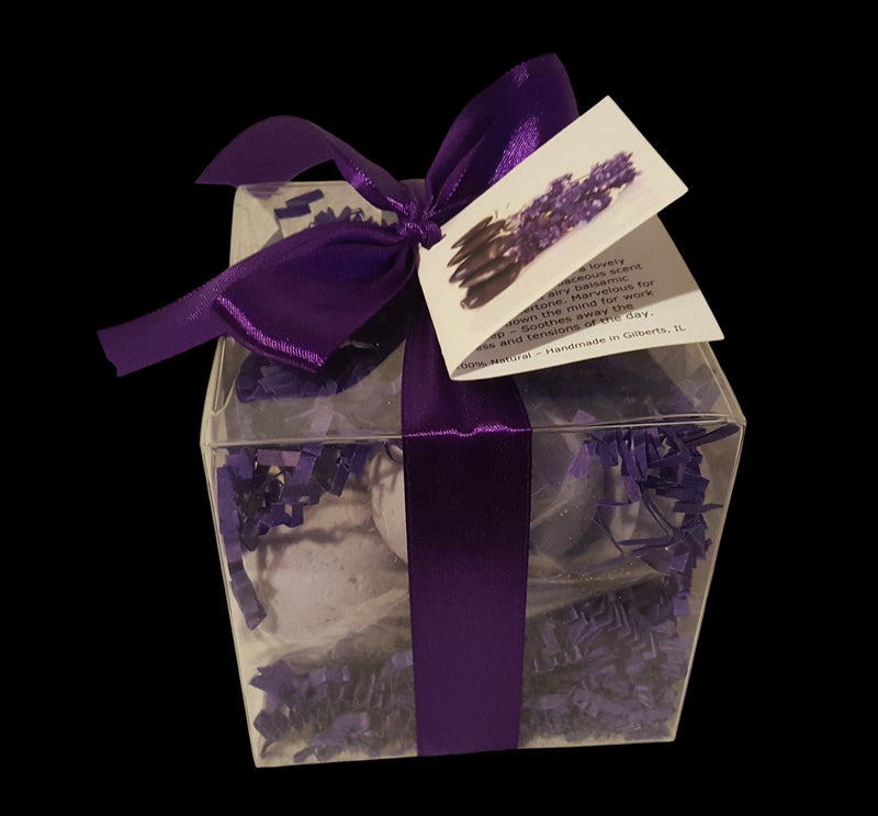Tassie Lavender 14-pack Bath Bomb Gift Set by Spa Pure