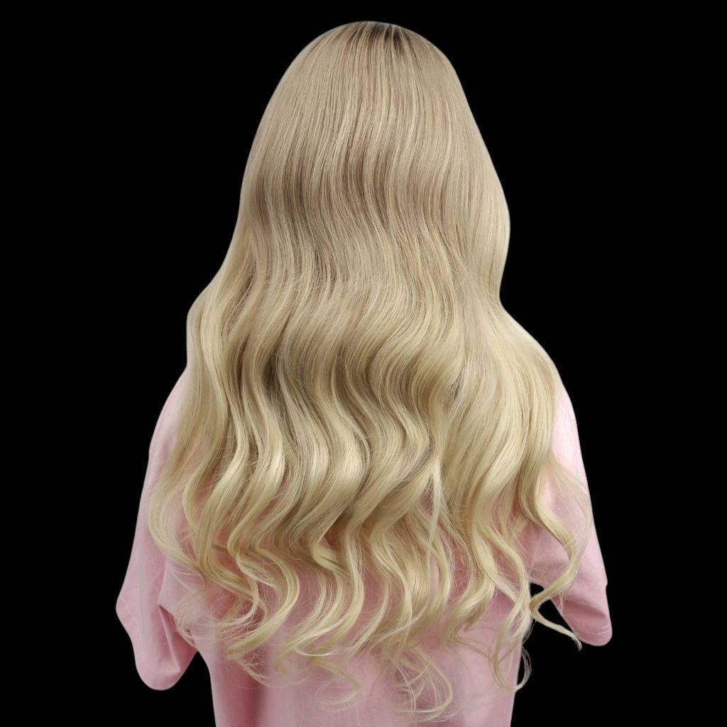 Taylor Glueless 5x5 HD Lace Professionally Colored 100% Human Hair Closure Wig by Private Label