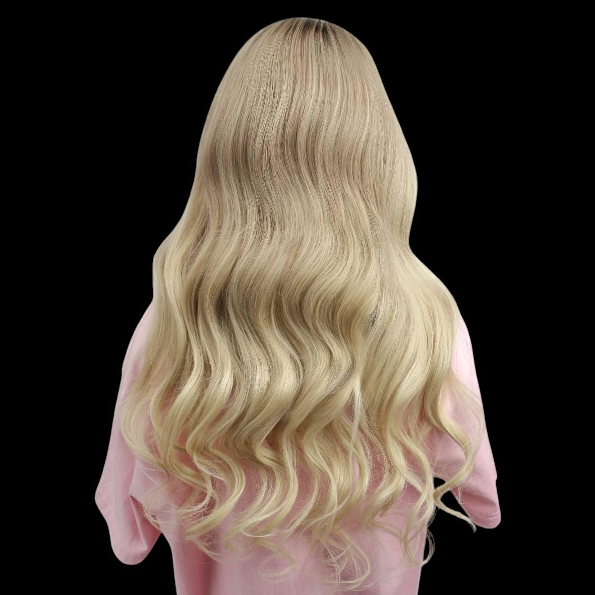 Taylor Glueless 5x5 HD Lace Professionally Colored 100% Human Hair Closure Wig by Private Label