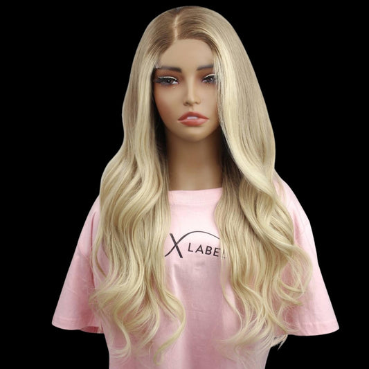 Taylor Glueless 5x5 HD Lace Professionally Colored 100% Human Hair Closure Wig by Private Label