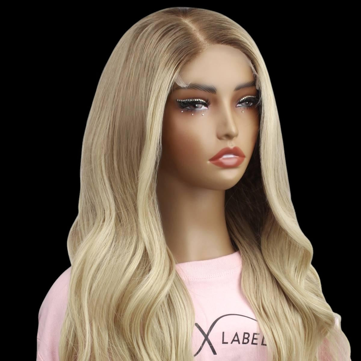 Taylor Glueless 5x5 HD Lace Professionally Colored 100% Human Hair Closure Wig by Private Label