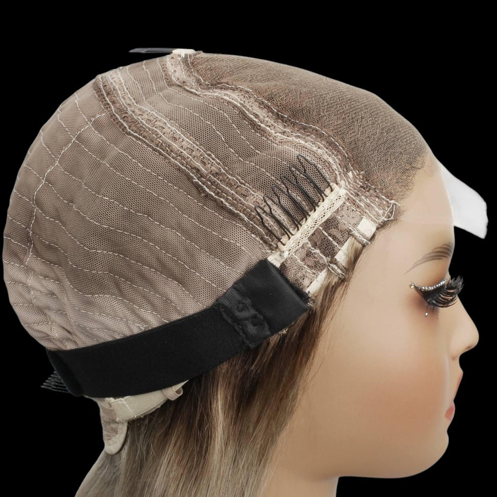 Tiffany Glueless 5x5 HD Lace Professionally Colored 100% Human Hair Closure Wig by Private Label