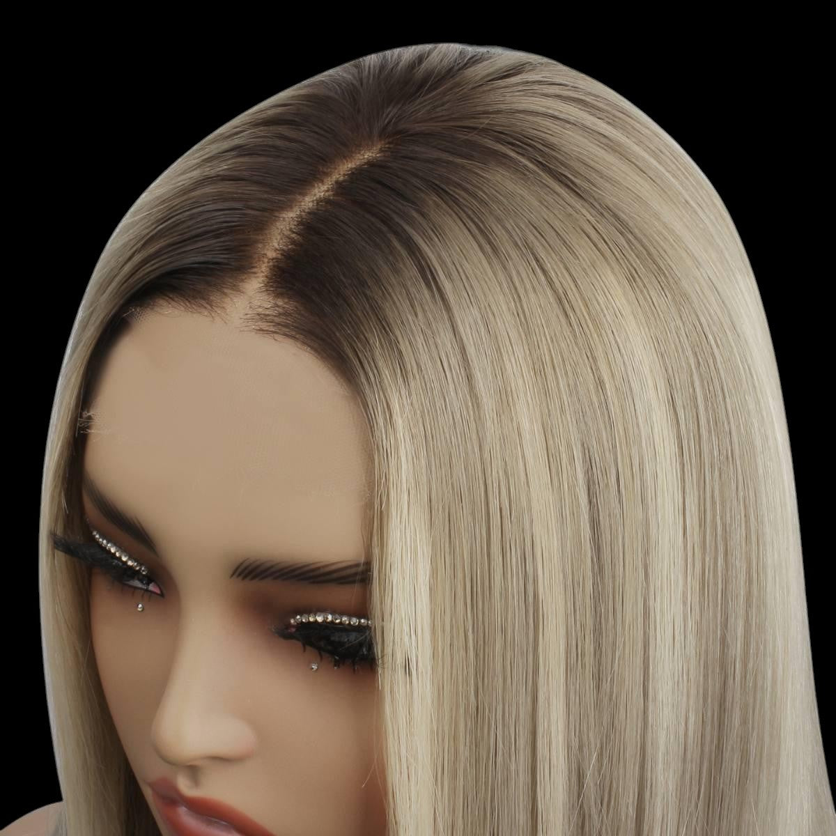 Tiffany Glueless 5x5 HD Lace Professionally Colored 100% Human Hair Closure Wig by Private Label