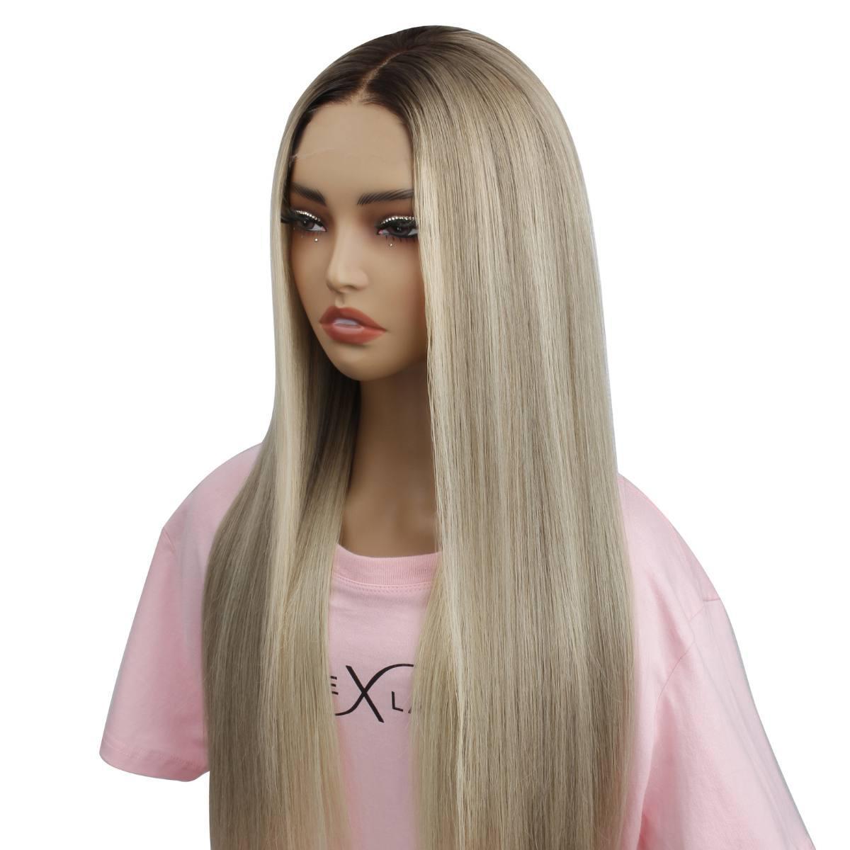 Tiffany Glueless 5x5 HD Lace Professionally Colored 100% Human Hair Closure Wig by Private Label