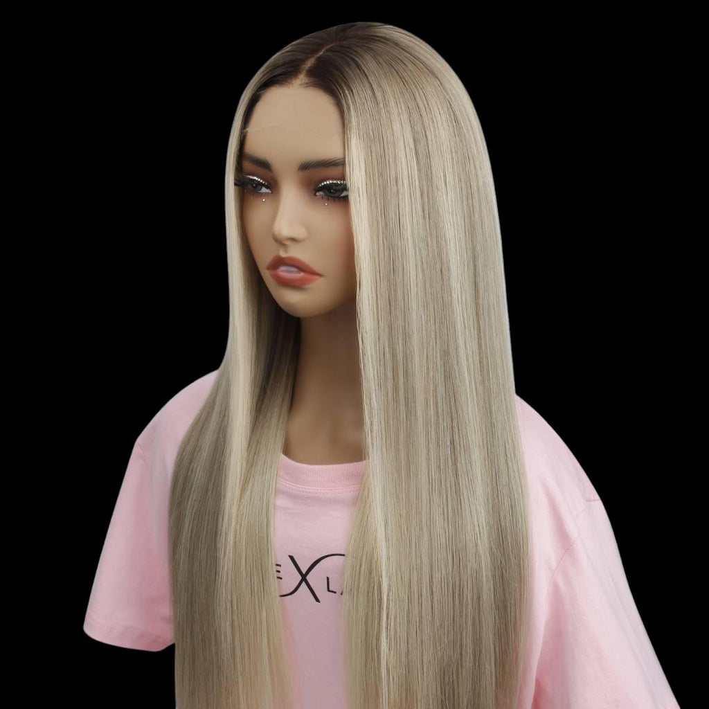 Tiffany Glueless 5x5 HD Lace Professionally Colored 100% Human Hair Closure Wig by Private Label
