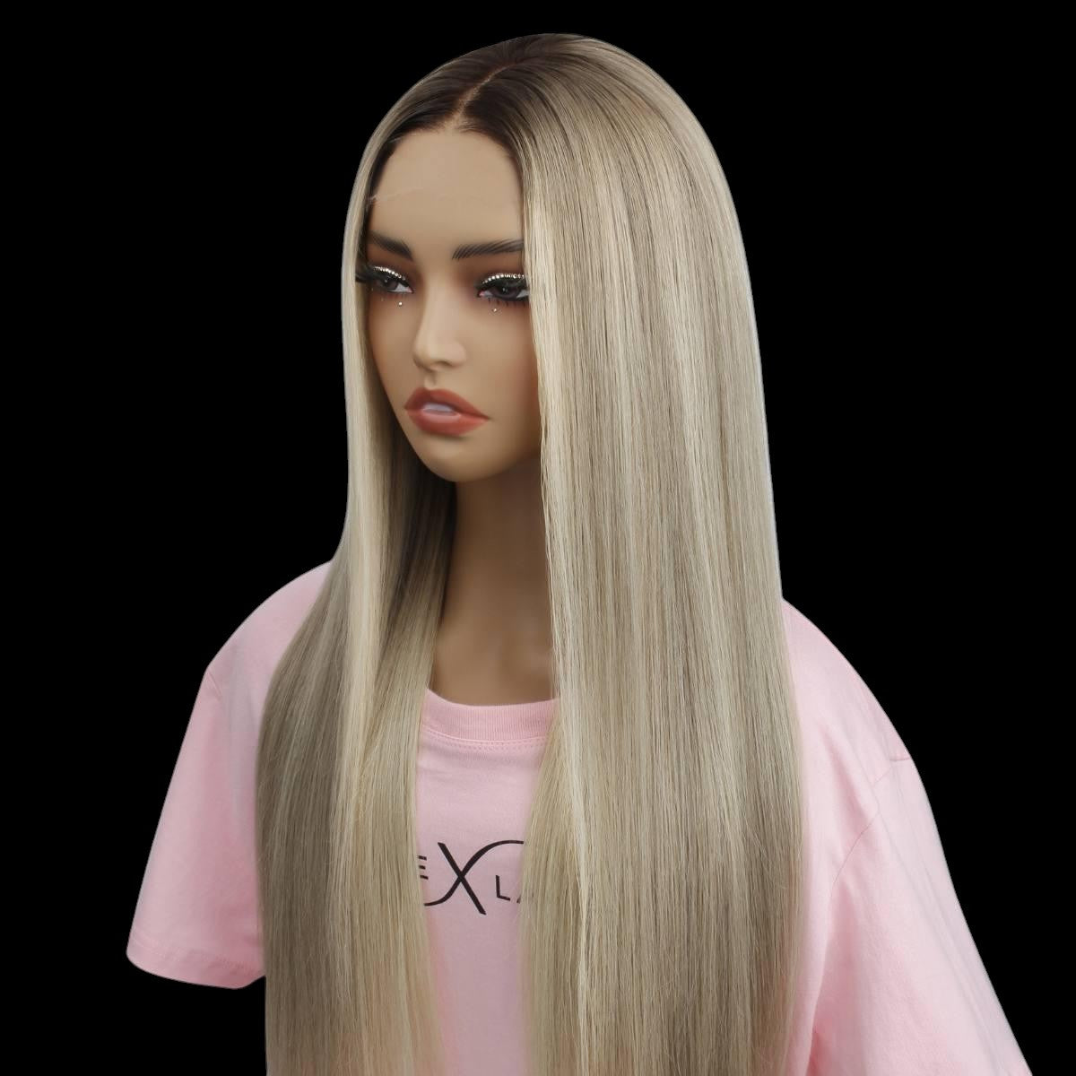 Tiffany Glueless 5x5 HD Lace Professionally Colored 100% Human Hair Closure Wig by Private Label