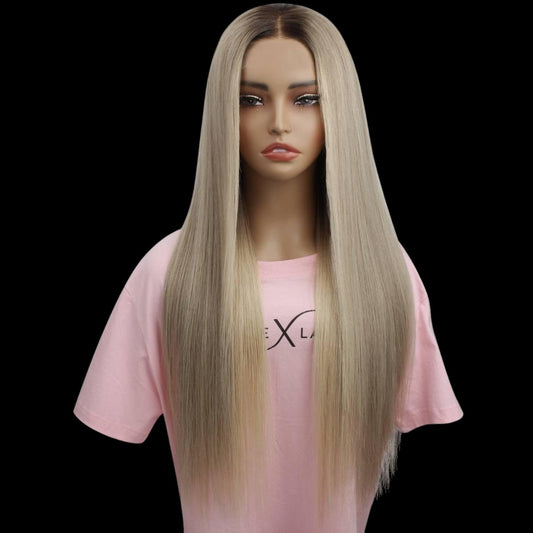 Tiffany Glueless 5x5 HD Lace Professionally Colored 100% Human Hair Closure Wig by Private Label