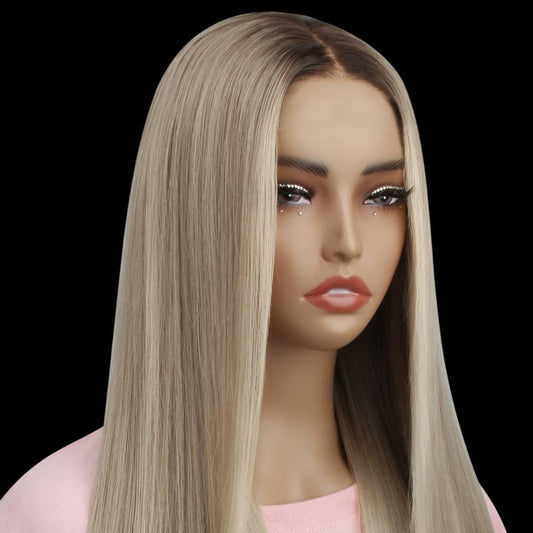 Tiffany Glueless 5x5 HD Lace Professionally Colored 100% Human Hair Closure Wig by Private Label