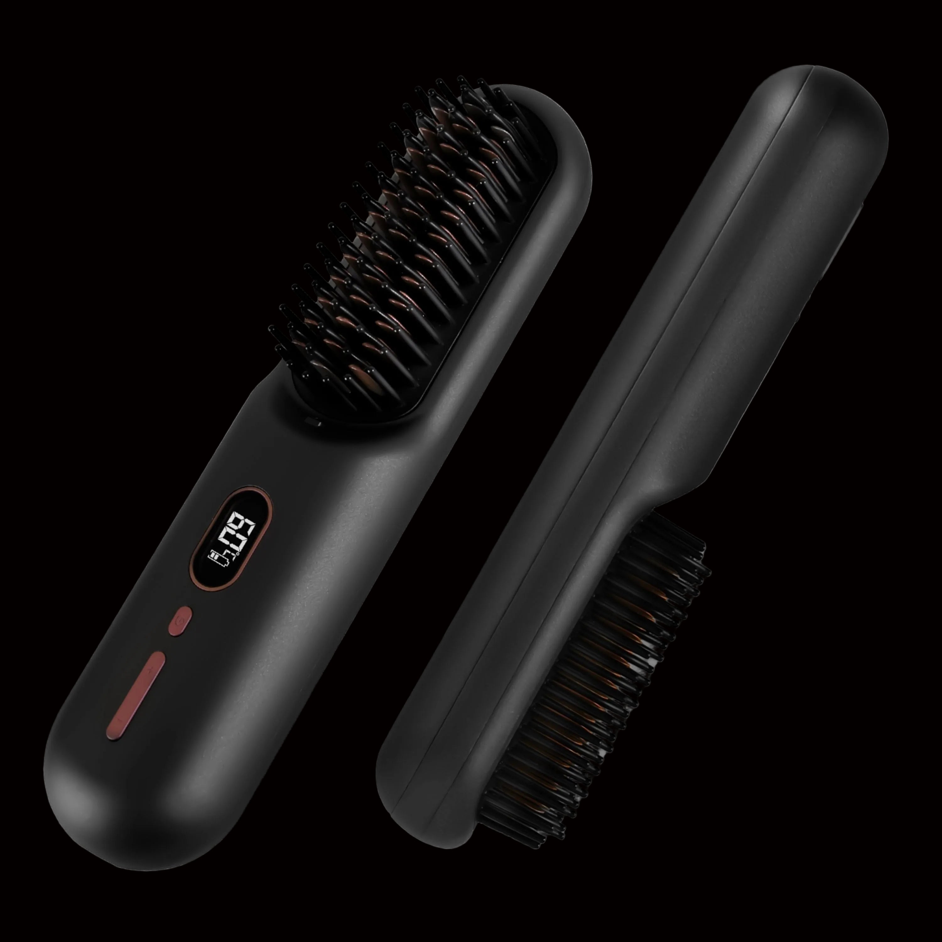 Cordless Ionic Hair Straightener: Mini, Rechargeable, 12 Heat Levels, Anti-Scald - Black by VYSN