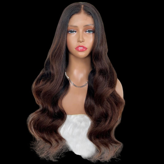 Victoria Glueless 5x5 HD Lace Professionally Colored 100% Human Hair Closure Wig by Private Label