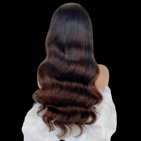 Victoria Glueless 5x5 HD Lace Professionally Colored 100% Human Hair Closure Wig by Private Label
