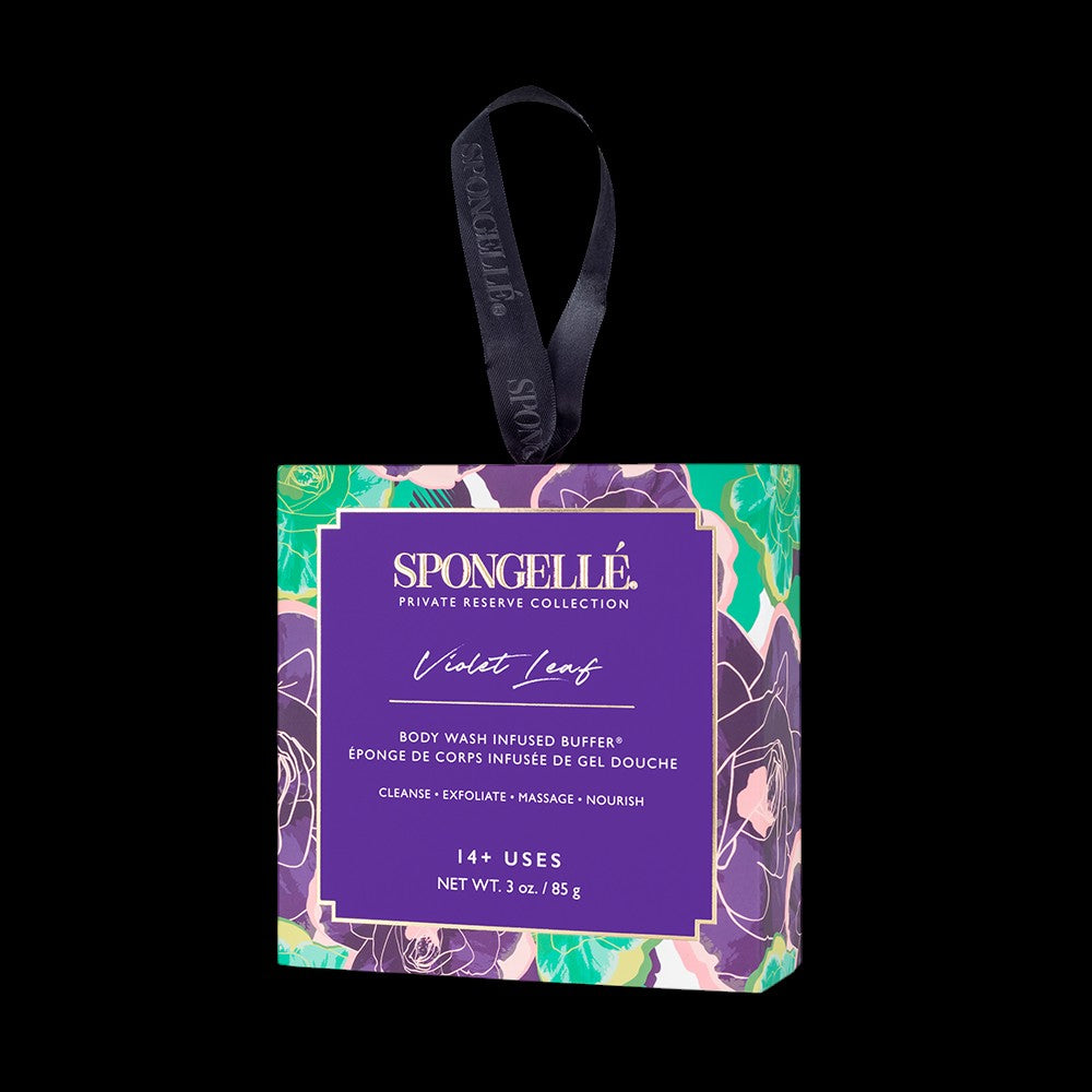 Violet Leaf | Boxed Flower by Spongellé