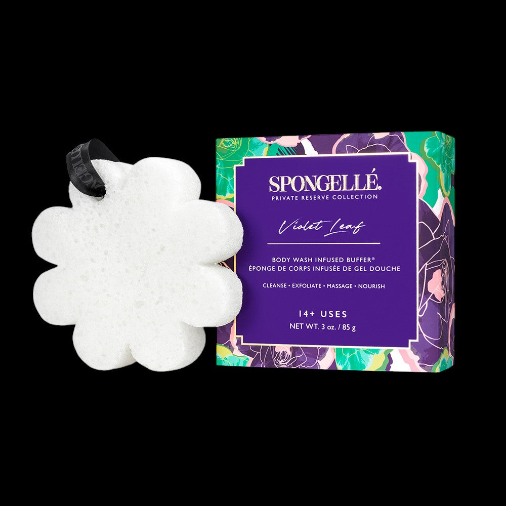 Violet Leaf | Boxed Flower by Spongellé