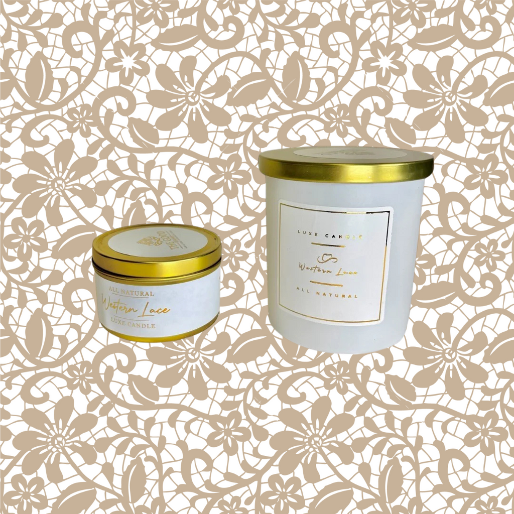 Western Lace Luxe Candle by The Good Shaman