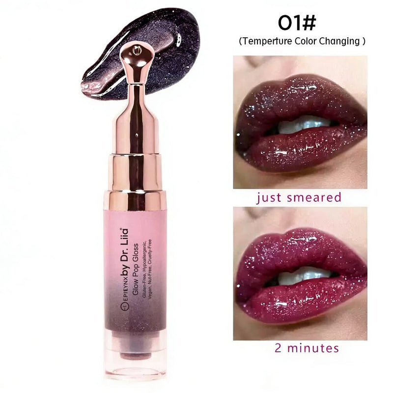 Glow Pop Gloss & Lip Treatment – Radiant Shine & pH Color-Shift by EpiLynx