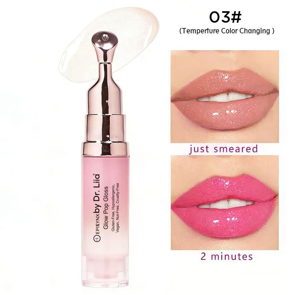 Glow Pop Gloss & Lip Treatment – Radiant Shine & pH Color-Shift by EpiLynx