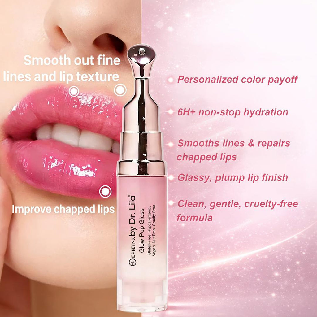 Glow Pop Gloss & Lip Treatment – Radiant Shine & pH Color-Shift by EpiLynx
