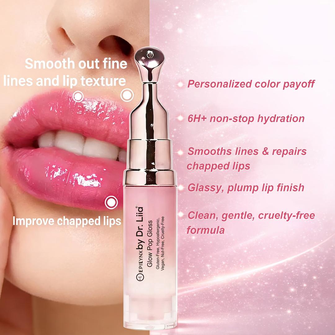 Glow Pop Gloss & Lip Treatment – Radiant Shine & pH Color-Shift by EpiLynx