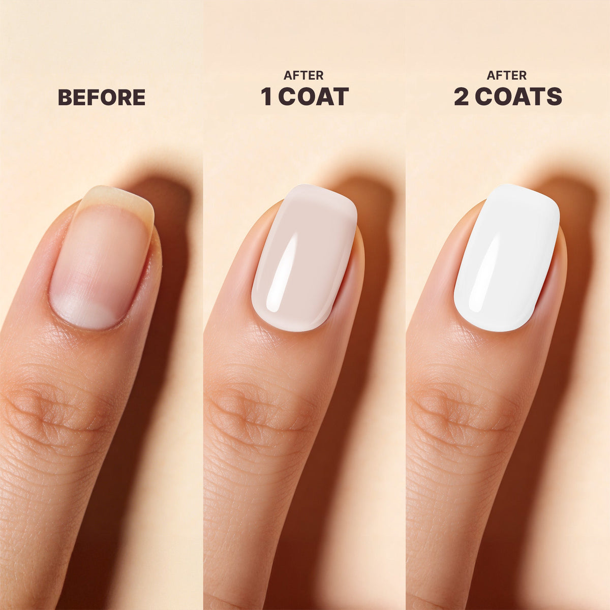 White BB No Wipe Top Coat
