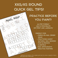 XXS/XS Round Nail Map by Painted Desert