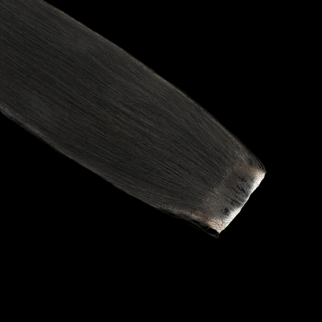 Yaki Straight 2x6 Transparent Lace Human Hair Closure by Private Label