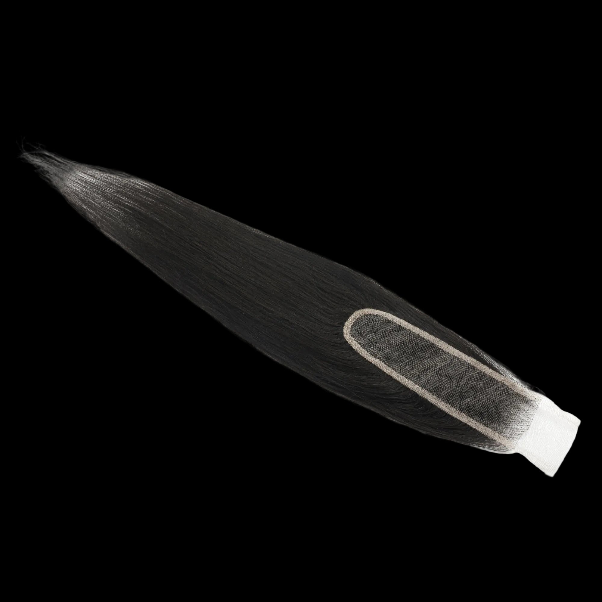 Yaki Straight 2x6 Transparent Lace Human Hair Closure by Private Label