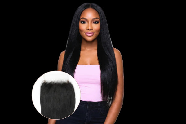 Yaki Straight 5x5 HD Lace Human Hair Closure by Private Label