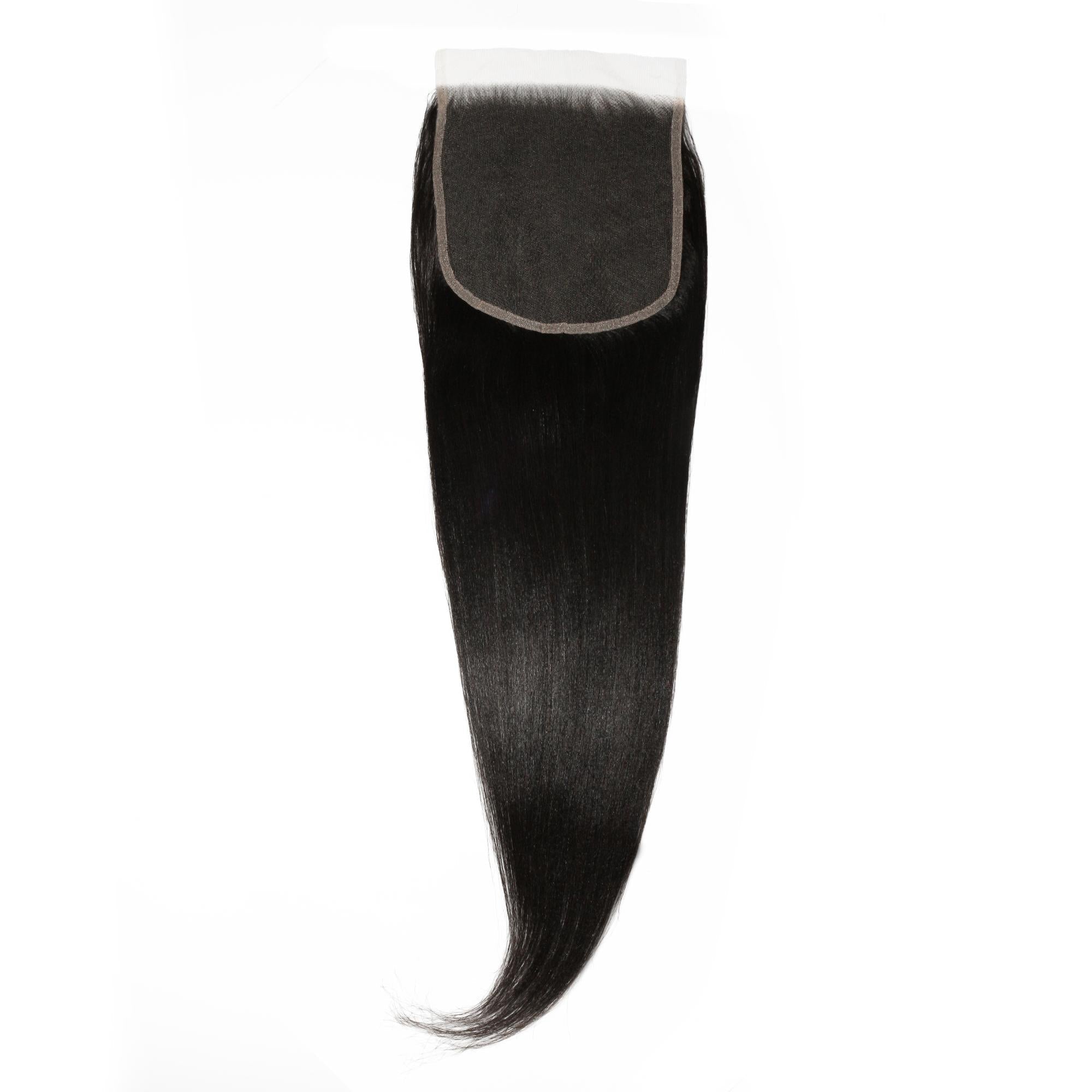 Yaki Straight 6x6 HD Lace Human Hair Closure by Private Label