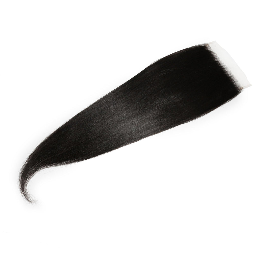 Yaki Straight 6x6 HD Lace Human Hair Closure by Private Label