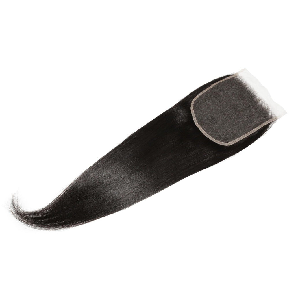 Yaki Straight 6x6 HD Lace Human Hair Closure by Private Label