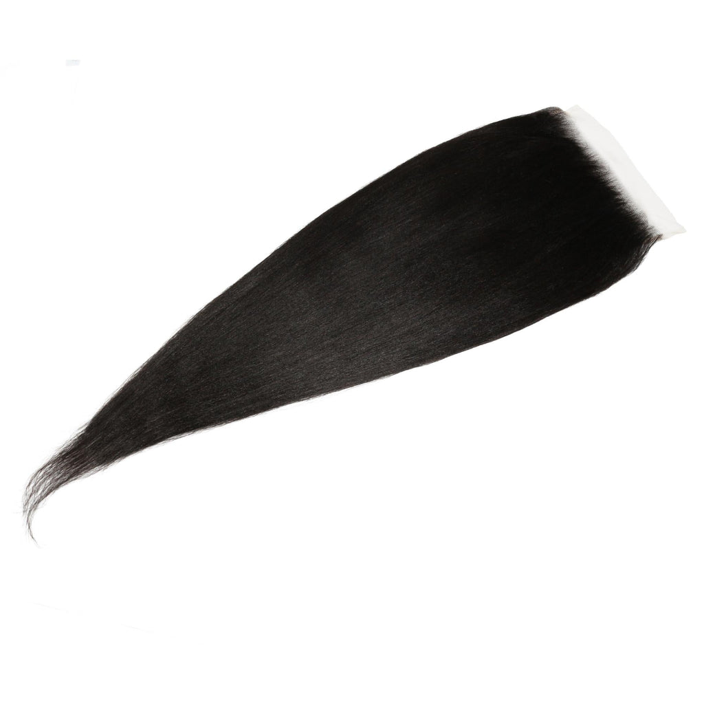 Yaki Straight 7x7 HD Lace Human Hair Closure by Private Label