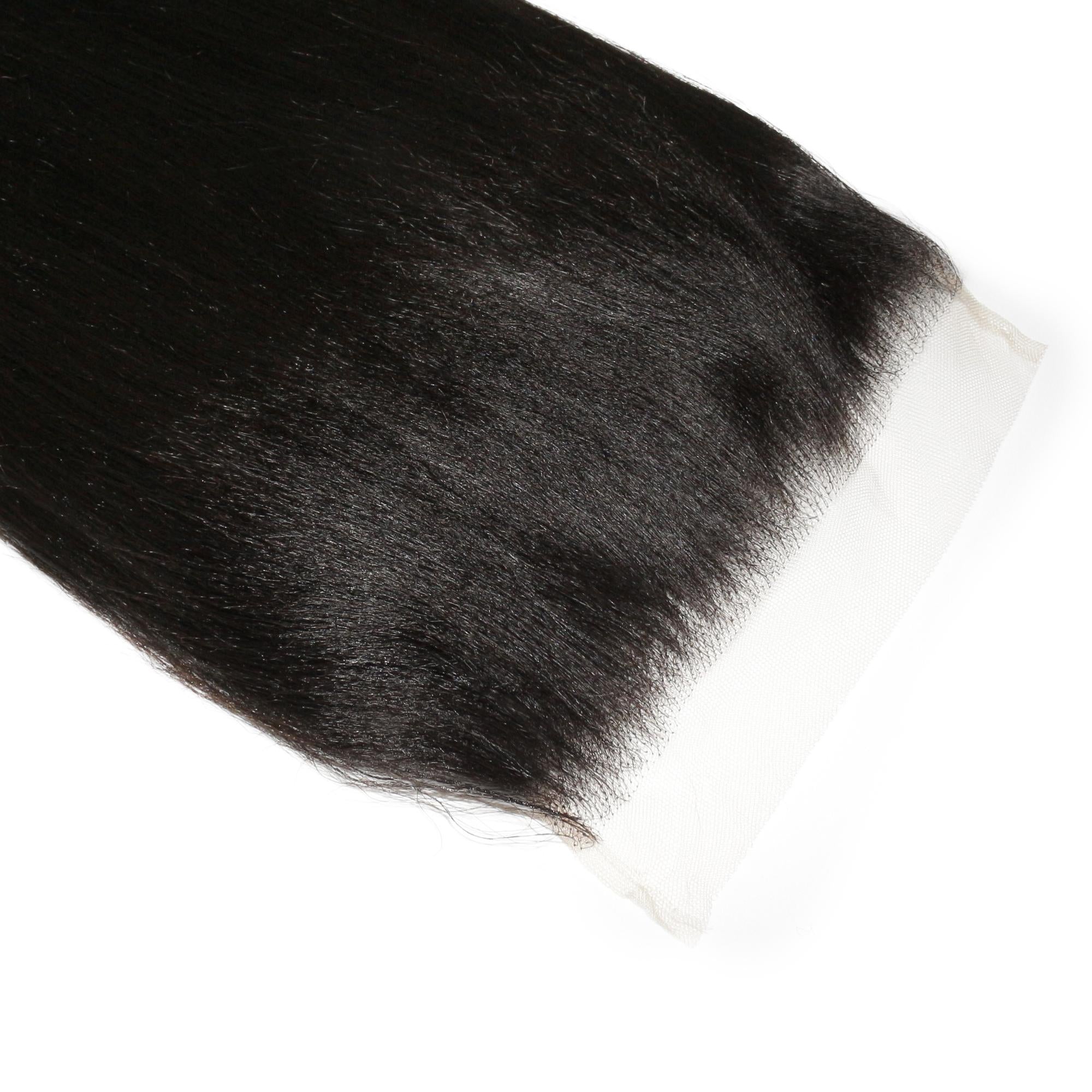 Yaki Straight 7x7 HD Lace Human Hair Closure by Private Label