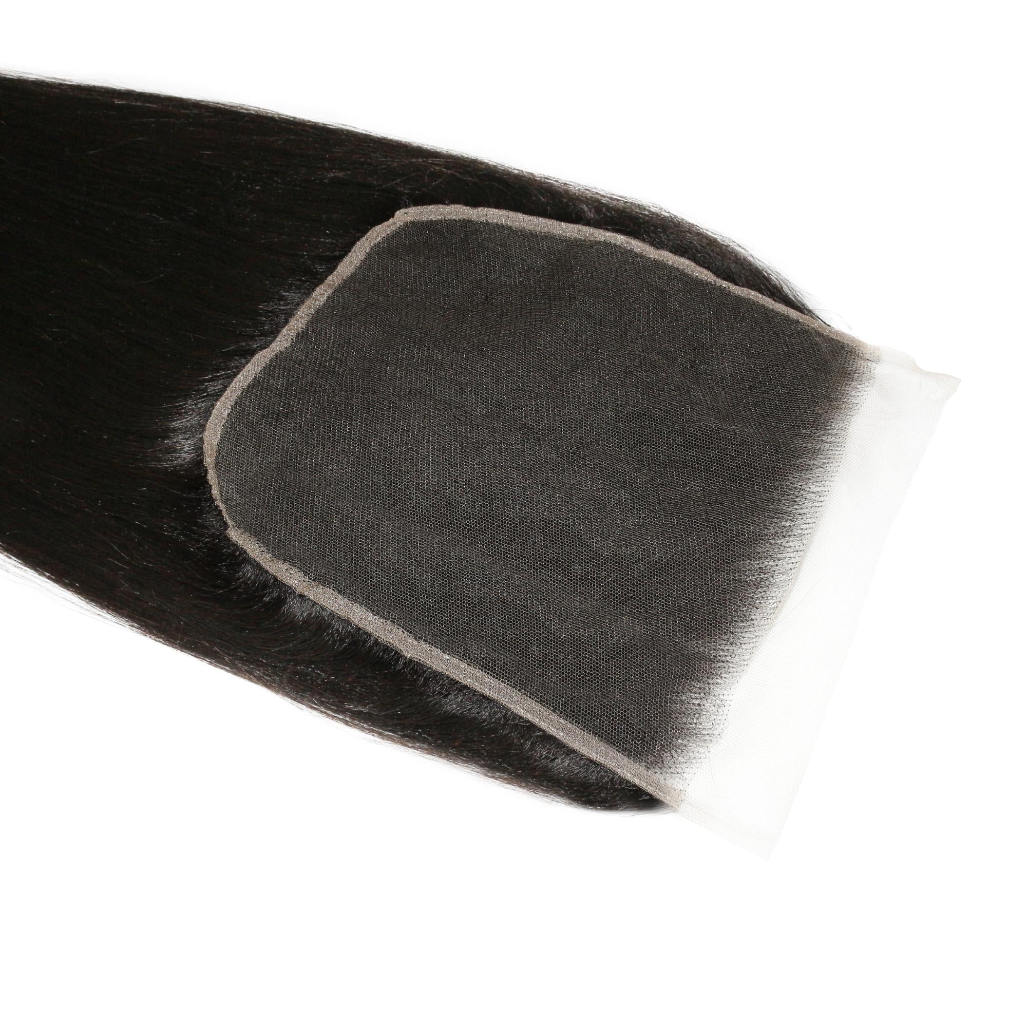 Yaki Straight 7x7 HD Lace Human Hair Closure by Private Label