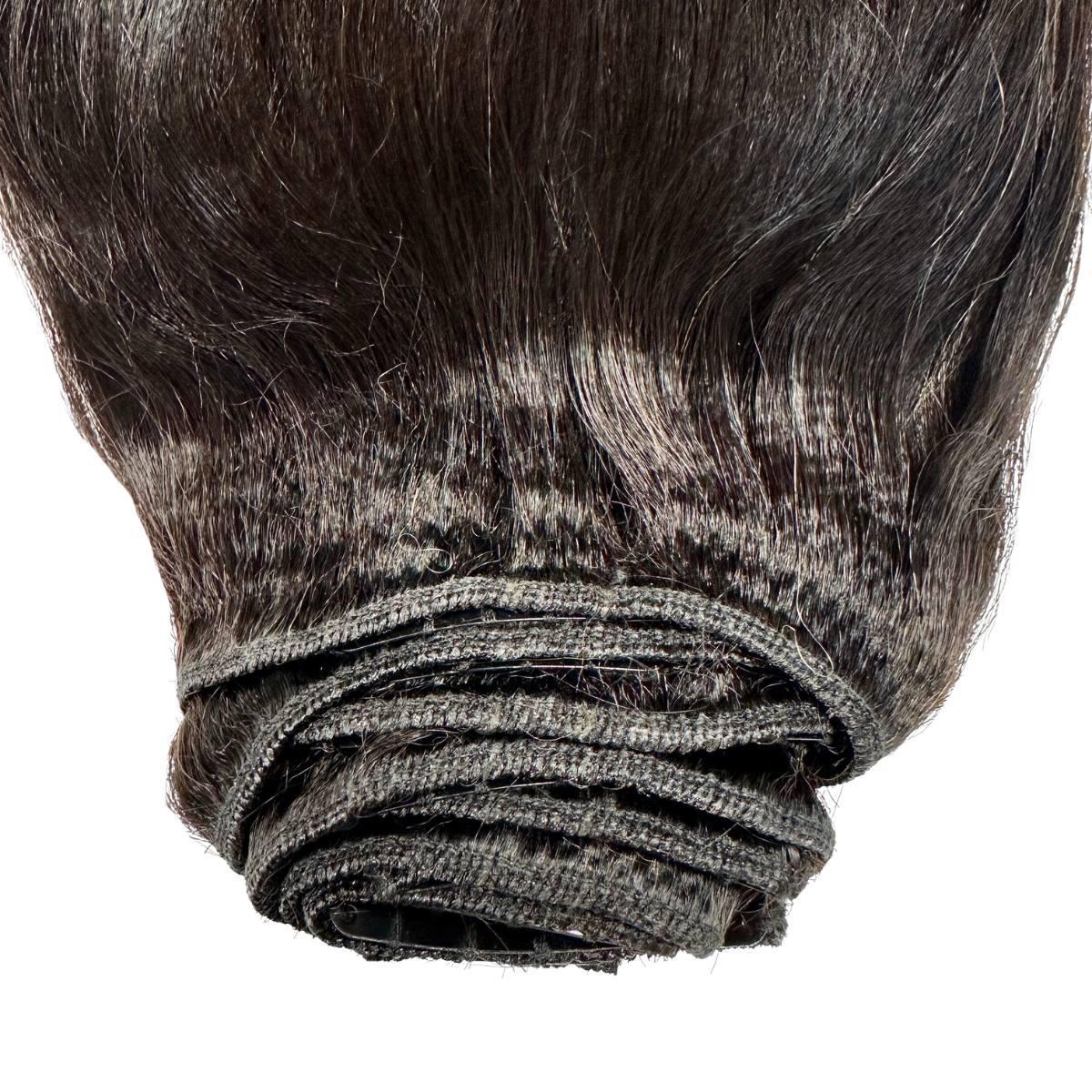 Yaki Straight Clip-In 100% Human Hair Extensions by Private Label