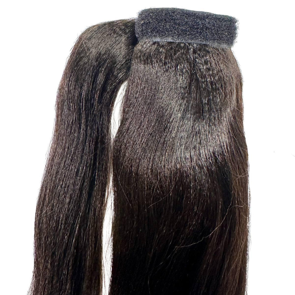 Yaki Straight 100% Human Hair Ponytail Extension by Private Label