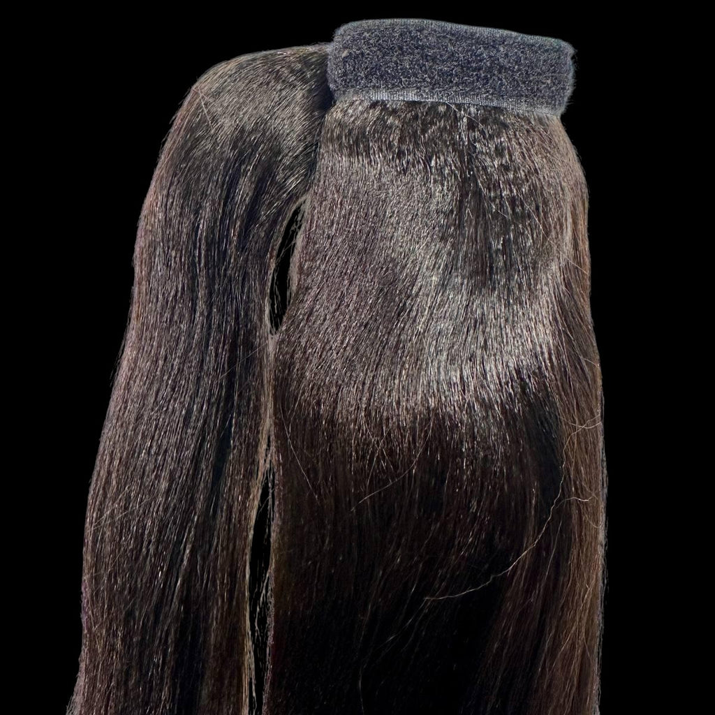 Yaki Straight 100% Human Hair Ponytail Extension by Private Label
