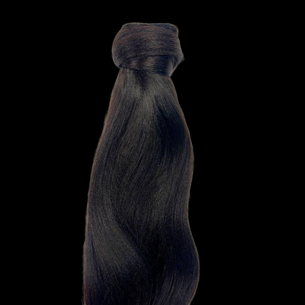 Yaki Straight 100% Human Hair Ponytail Extension by Private Label