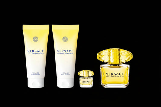 Yellow Diamond By Versace For Women 4Pcs Set EDT Spray by perfumesandrea